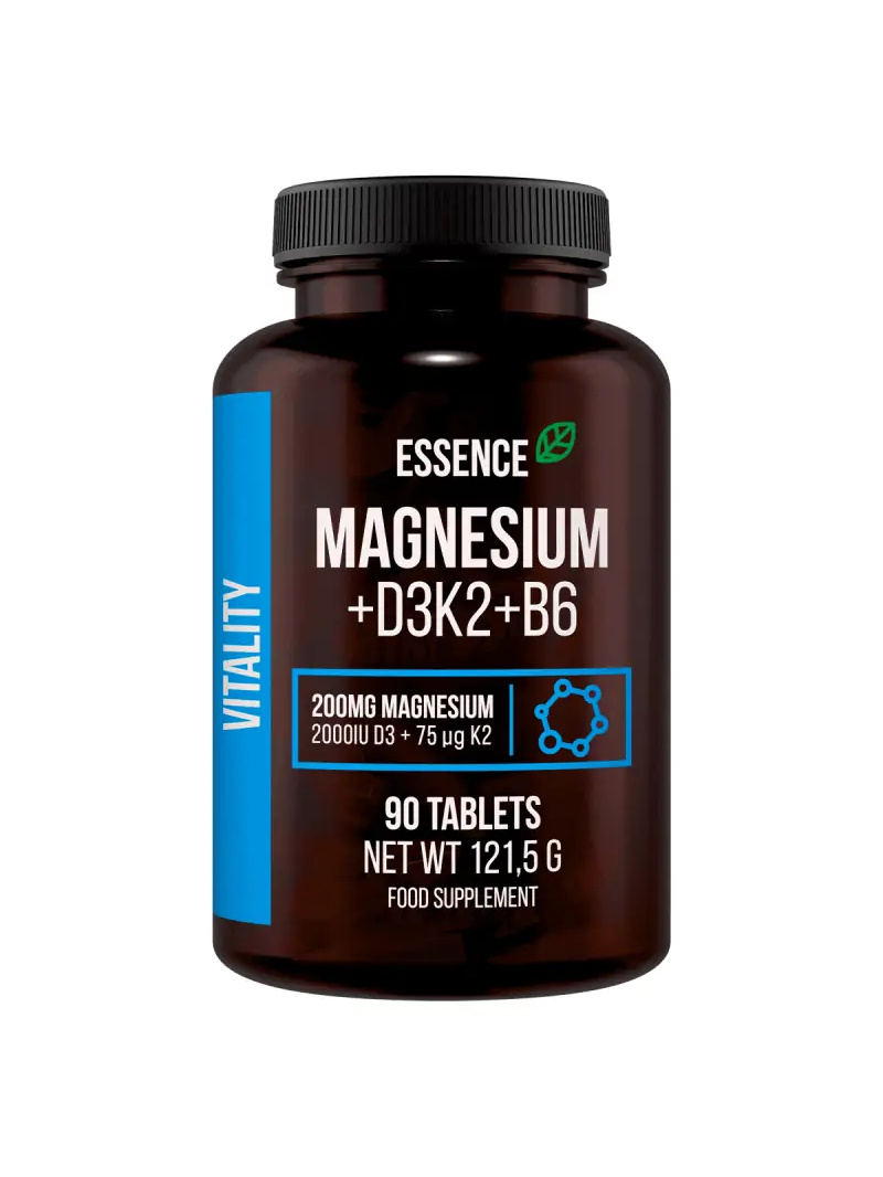 ESSENCE Horčík + D3K2 + B6 90 tabliet