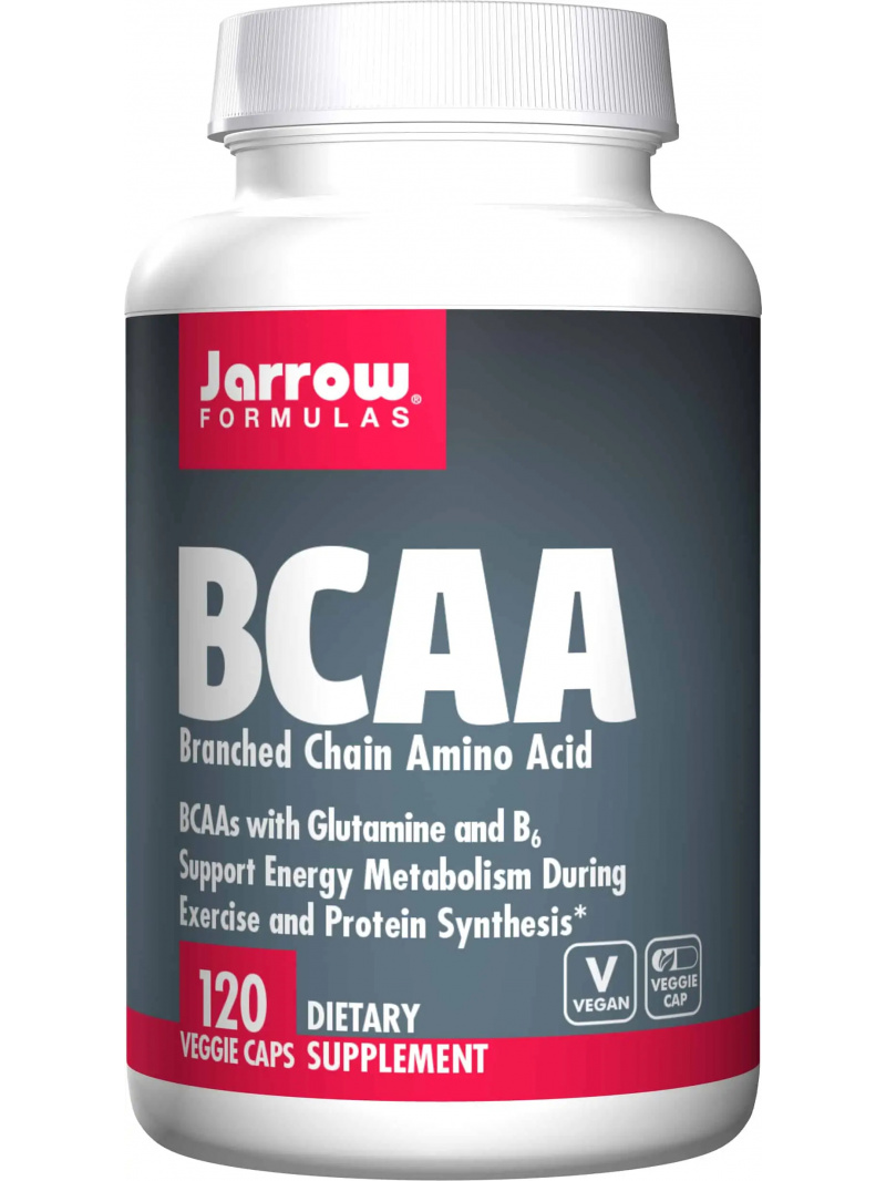 JARROW FORMULAS BCAA (aminokyseliny, regenerácia) 120 kapsúl