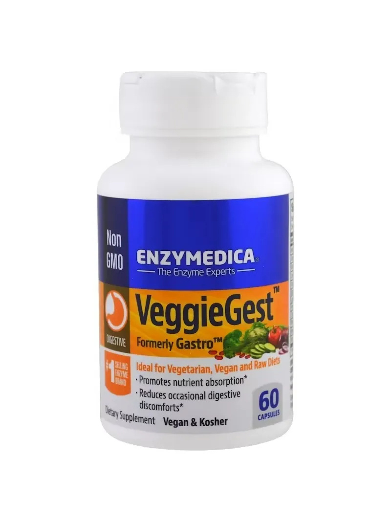 ENZYMEDICA VeggieGest 60 kapsúl