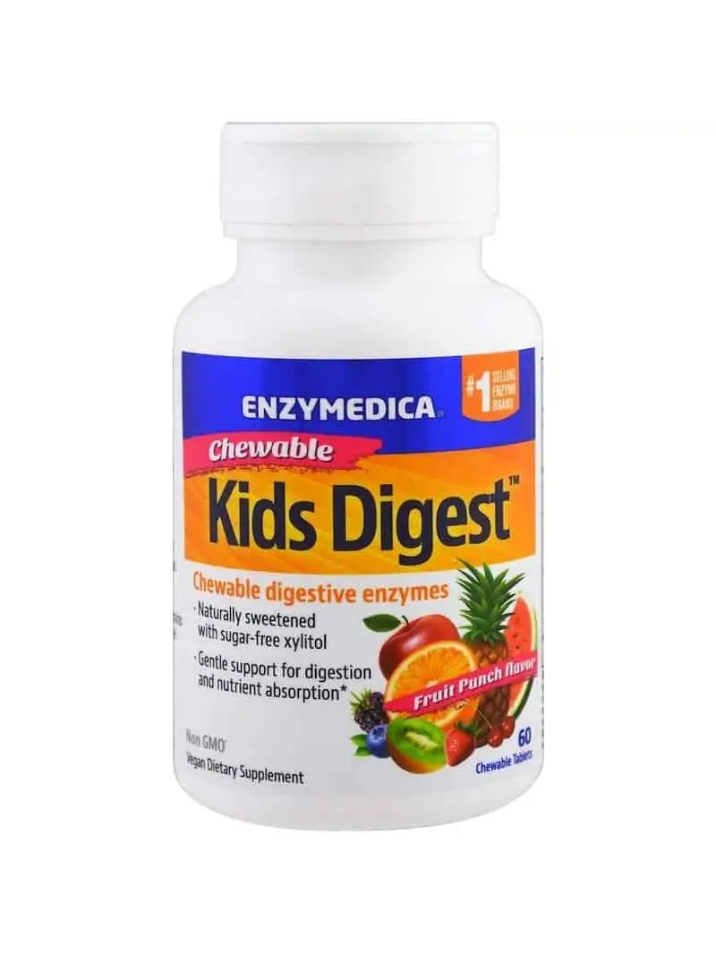 ENZYMEDICA Kids Digest (tráviace enzýmy pre deti) 60 žuvačiek