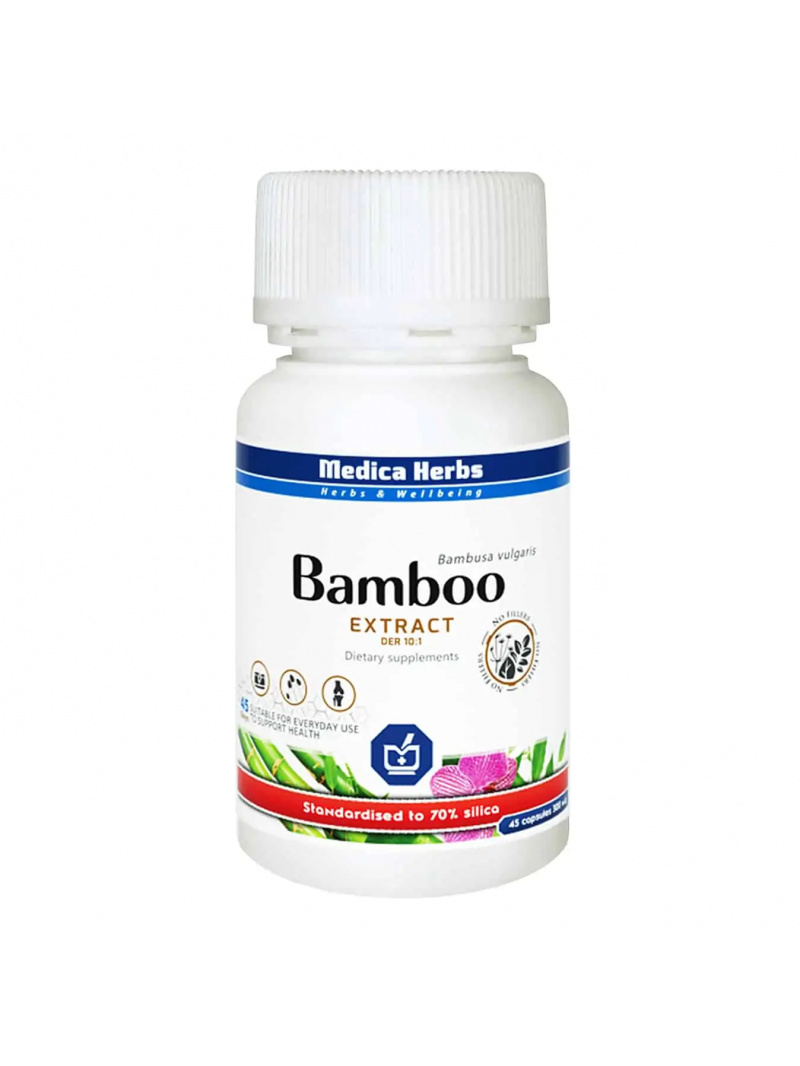 MEDICA HERBS Bambus 300 mg (bambusový extrakt) 45 kapsúl