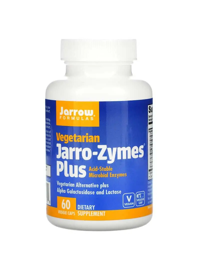 JARROW FORMULAS Jarro-Zymes Plus (pankreatické enzýmy) 60 vegetariánskych kapsúl