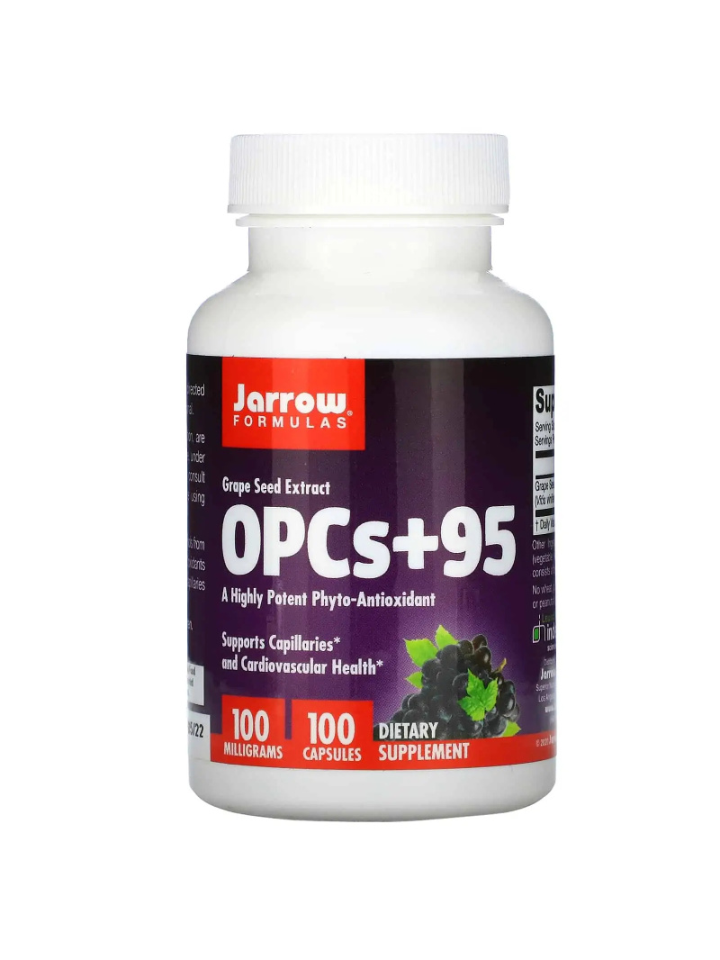JARROW FORMULAS OPC + 95 extrakt z hroznových jadier 100 kapsúl
