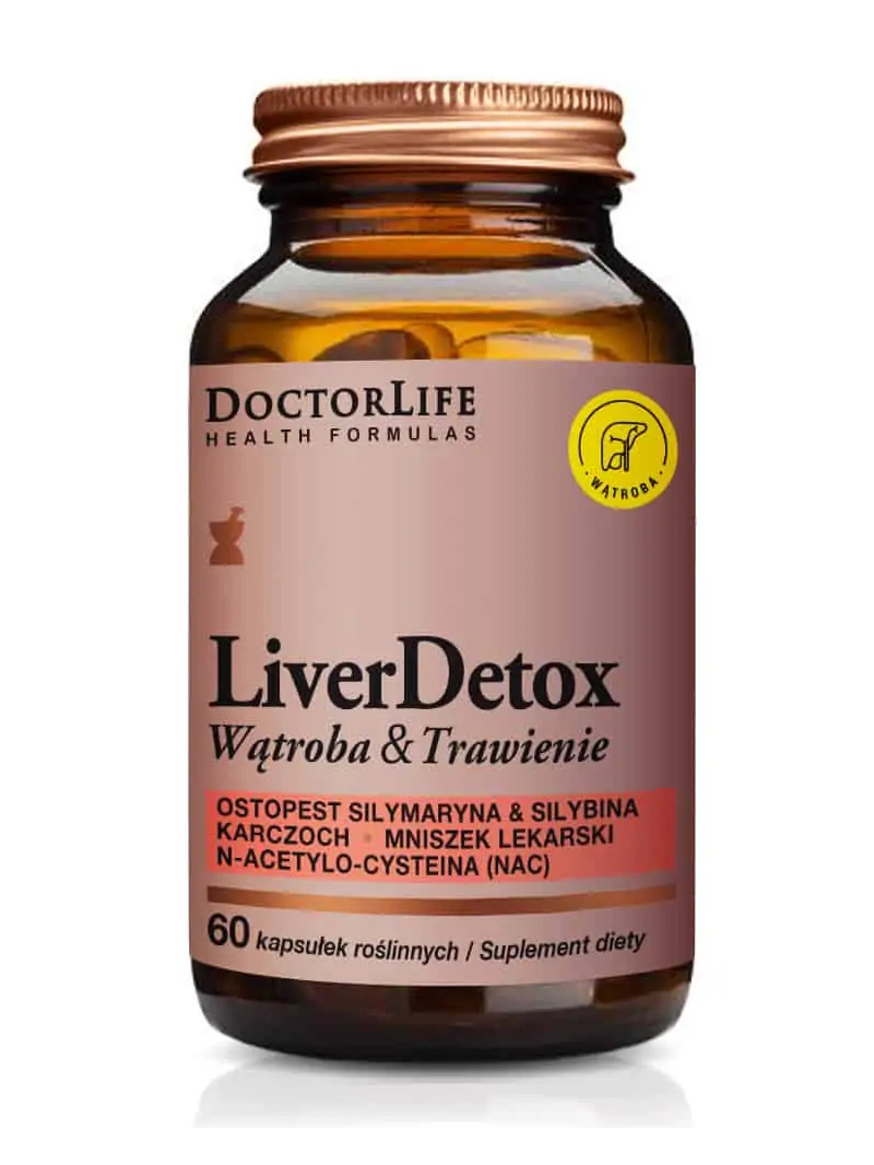 DOCTOR LIFE Detox pečene (čistenie pečene) 120 kapsúl
