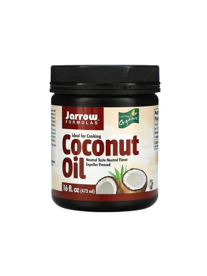 JARROW FORMULAS Kokosový olej BIO (kokosový olej) 473 ml