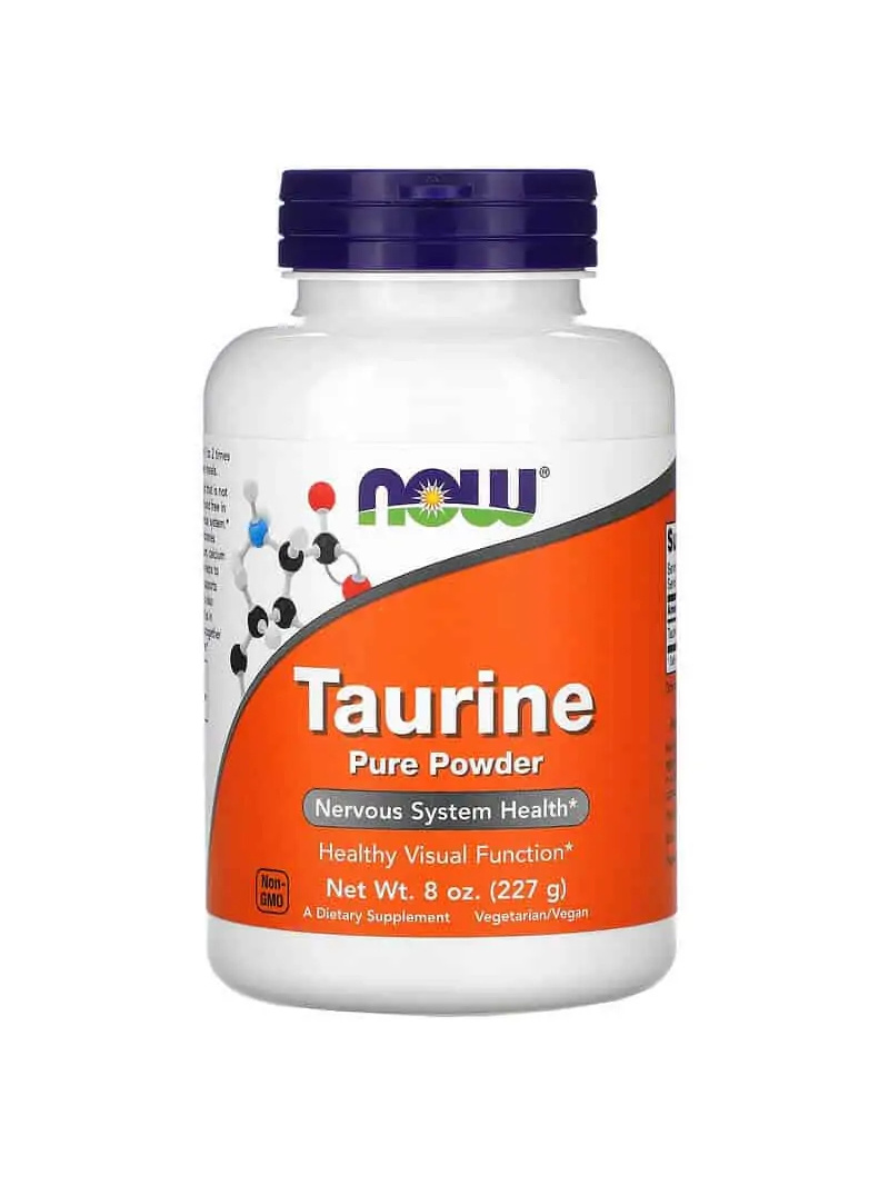 NOW FOODS Taurine Pure Powder (vizuálna funkcia) 227g