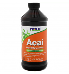NOW FOODS Acai Liquid Concentrate (Acai Fruit Concentrate) 437 ml