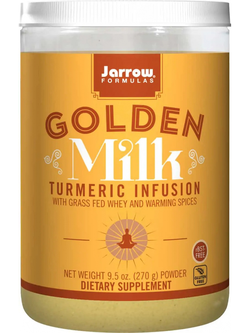 JARROW FORMULAS Golden Milk Turmeric Infusion (kombinácia mlieka, srvátkových bielkovín a indického korenia) 270 g