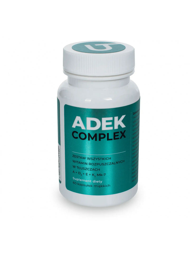 VISANTO ADEK Complex (vitamín A, D3, E, K2 MK-7) 60 mäkkých kapsúl