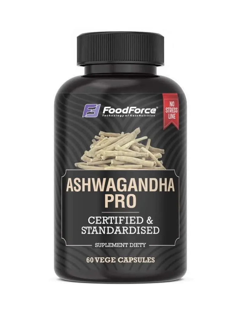 FOOD FORCE Ashwagandha PRO 60 vegetariánske kapsuly