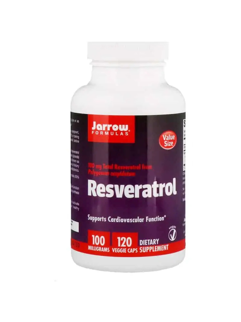 JARROW FORMULAS Resveratrol (Resveratrol) 120 vegetariánskych kapsúl