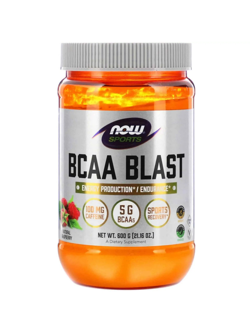 NOW SPORTS BCAA Blast 600g Malina