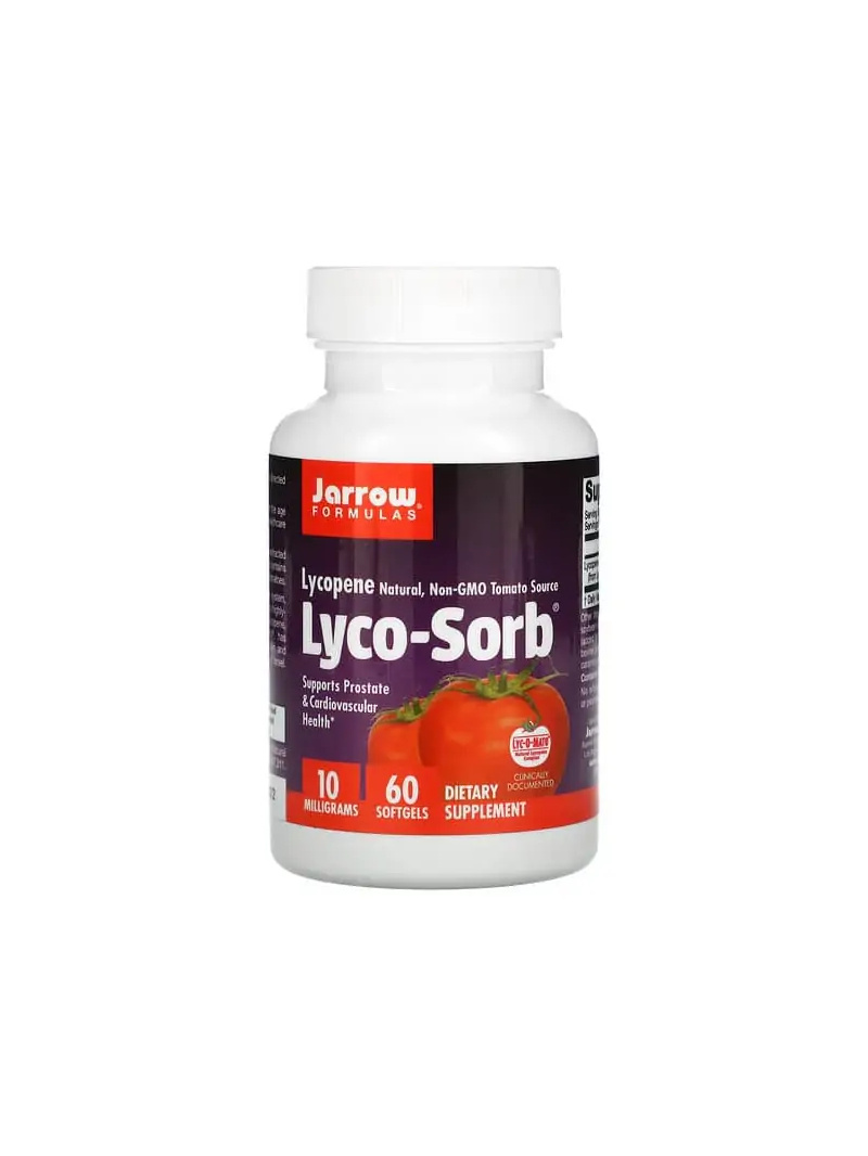 JARROW FORMULAS Lyco-Sorb 10 mg (paradajkový extrakt bez GMO) 60 gélových kapsúl