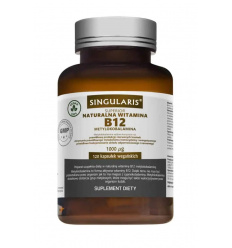 SINGULARIS prírodný vitamín B12 1000 mcg (metylkobalamín) 120 vegánskych kapsúl