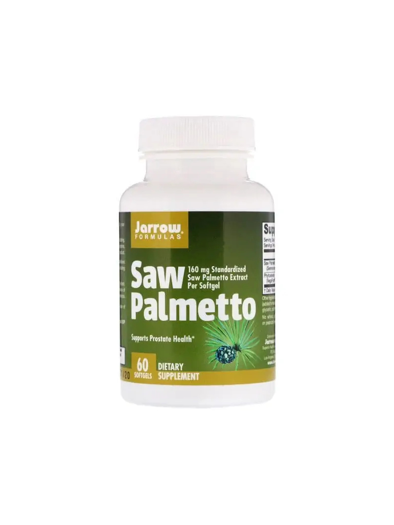 JARROW FORMULAS Saw Palmetto 60 gélových kapsúl