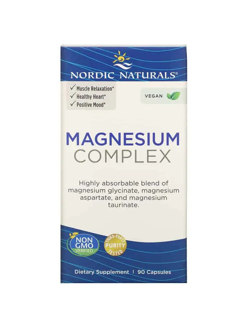 NORDIC NATURALS komplex horčíka (horčík, mozog, svaly) 90 kapsúl