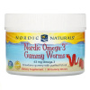 NORDIC NATURALS Nordic Omega-3 Gummy Worms 30 jahodových Gummies