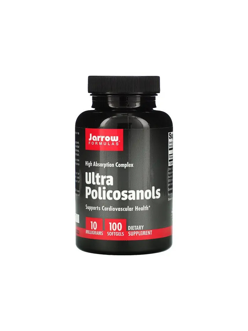 JARROW FORMULAS Ultra Policosanols High Absorption Complex 10 mg (Natural Policosanols) 100 gélových kapsúl
