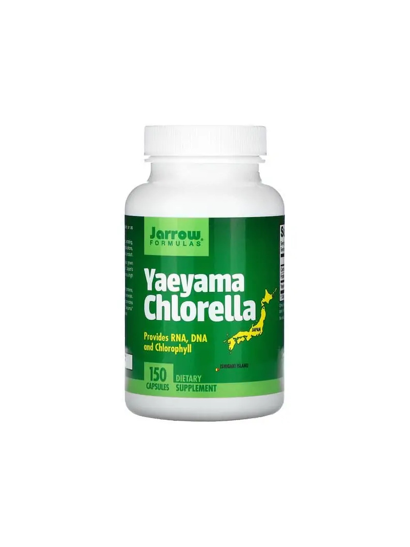 JARROW FORMULAS Yaeyama Chlorella 200 mg (sladkovodné riasy) 150 kapsúl