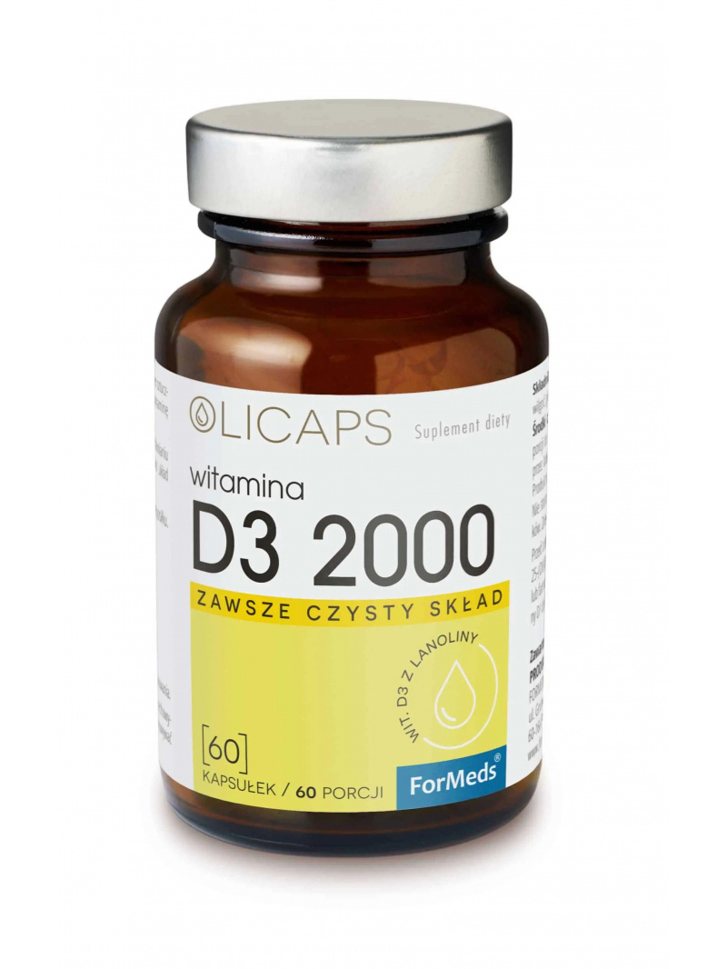 ForMeds Olicaps D3 2000 (vitamín D3) 60 kapsúl