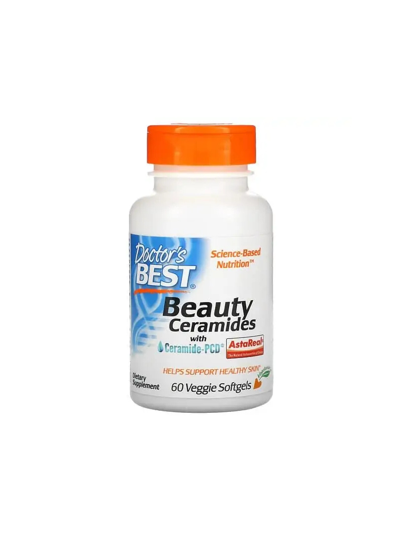 Lekárske najlepšie kozmetické ceramidy s ceramidom-PCD (prírodný astaxantín) 60 vegetariánskych gélových kapsúl