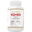 ALTO PHARMA Vitamín K2 + D3 (K2 MK7 s NATTO D3 4000 IU) 60 mäkkých kapsúl