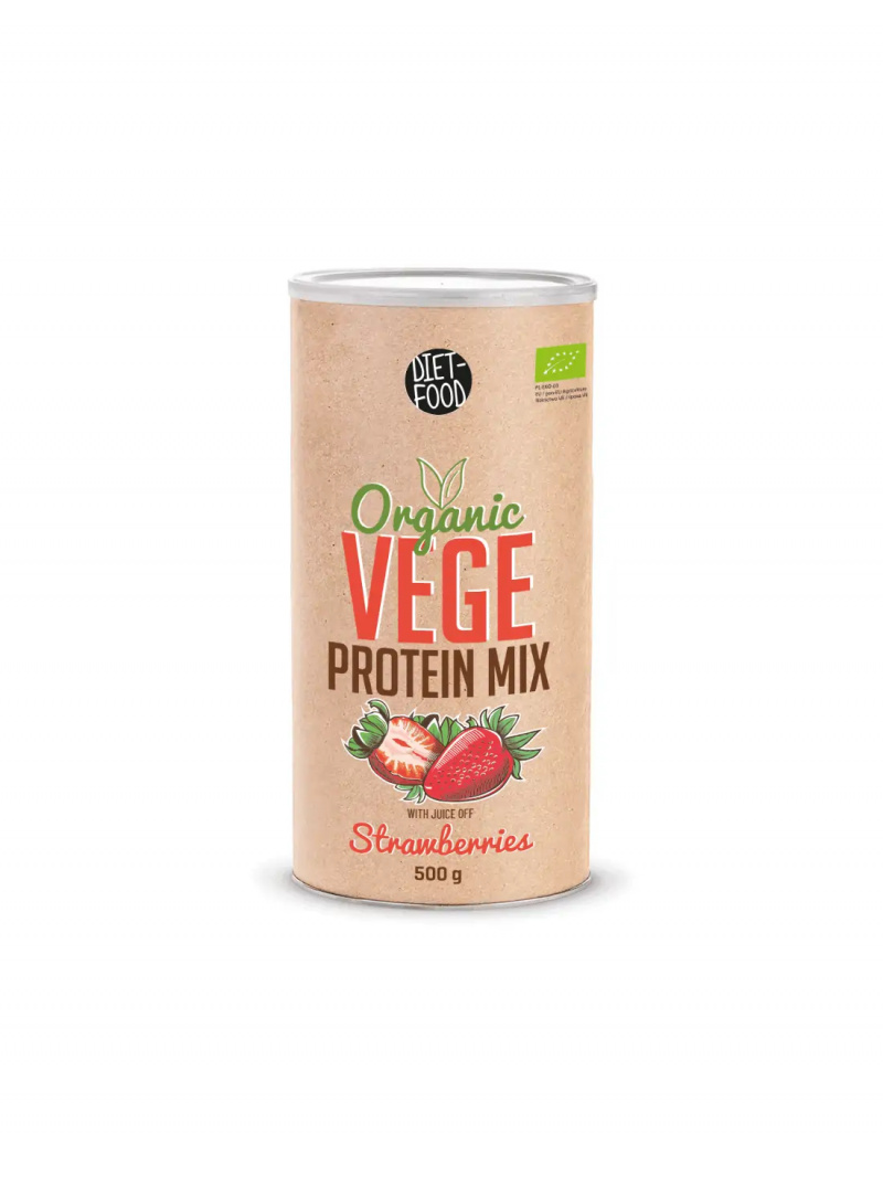 DIÉTNE POTRAVINY Bio zeleninová bielkovinová zmes 500g jahoda