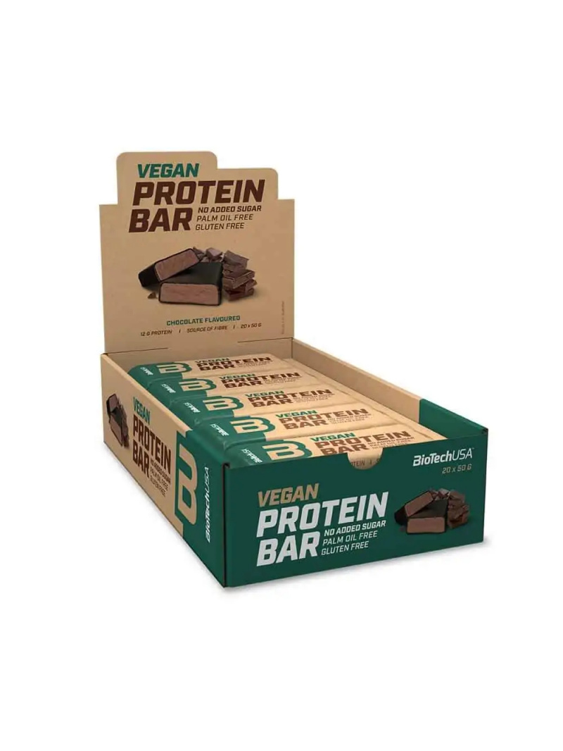 BIOTECH USA Vegan Protein Tyčinka 20 x 50g Čokol