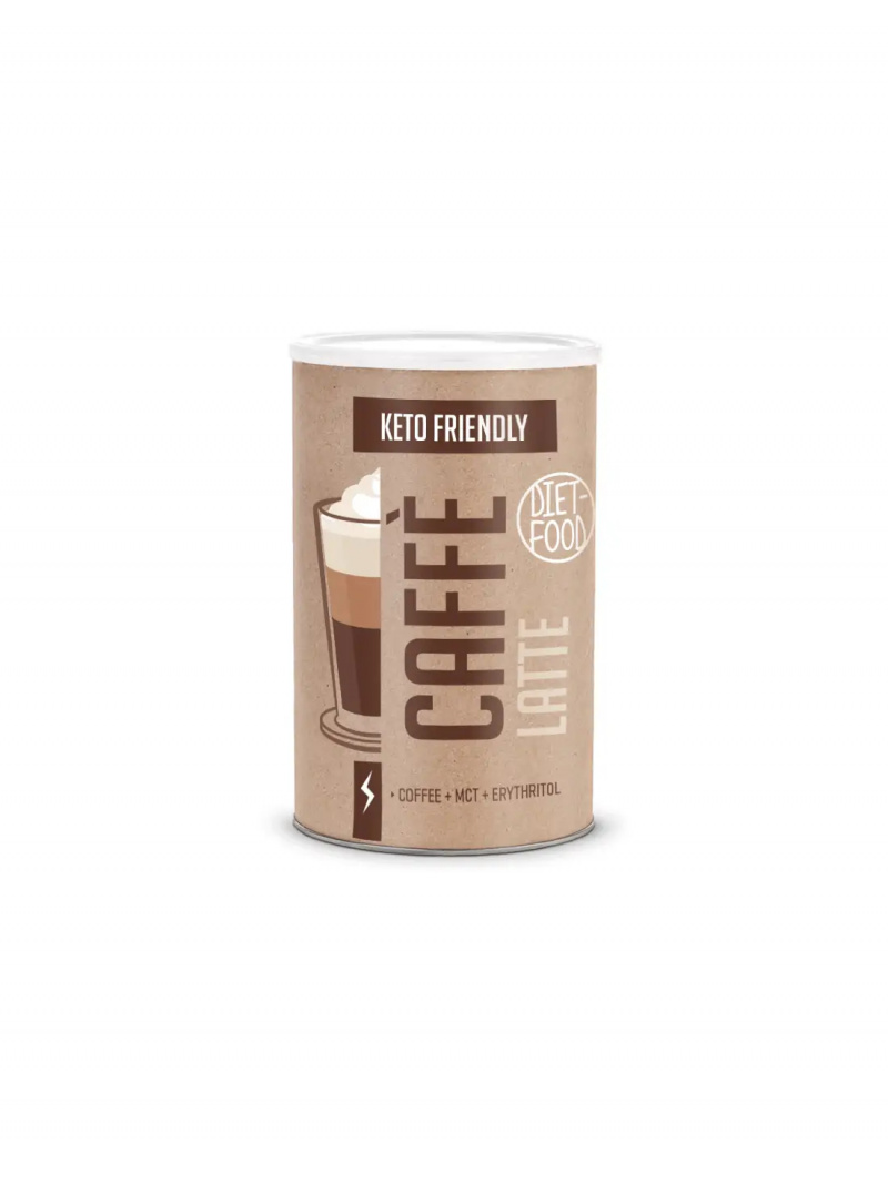 DIÉTNE JEDLO Caffe Latte Keto (káva, MCT olej, erytritol) 300 g
