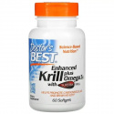 Doctor's Best Enhanced Krill Plus Omega3s so Superba Krill (Omega-3 s krilom) 60 mäkkých gélov