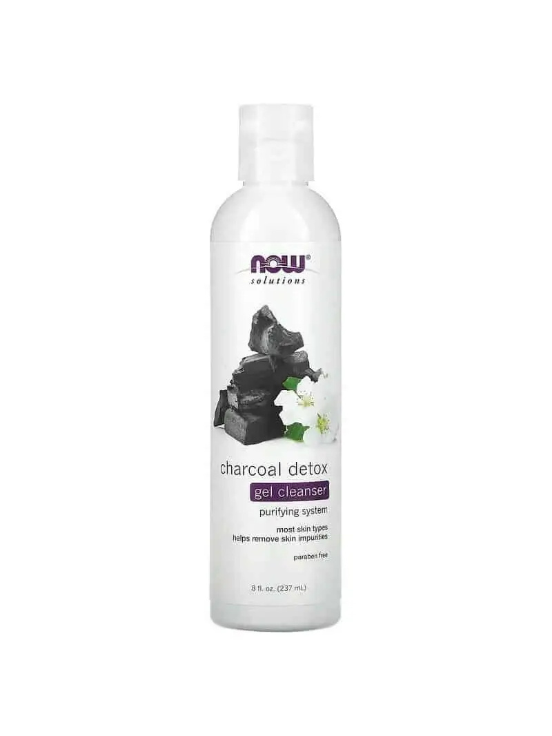 NOW SOLUTIONS Čistiaci gél na detoxikáciu uhlia 237 ml