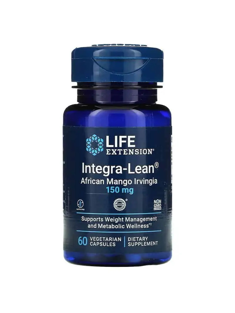 PREDĹŽENIE ŽIVOTA Integra-Lean African Mango Irvingia (zníženie hmotnosti) 60 vegetariánskych kapsúl