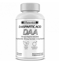 SD PHARMACEUTICALS Kyselina D-asparágová DAA (kyselina D-asparágová) 120 kapsúl