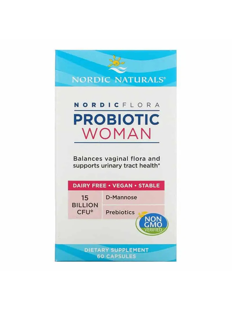 NORDIC NATURALS Nordic Flora Probiotic Woman (Probiotikum pre ženy) 60 kapsúl