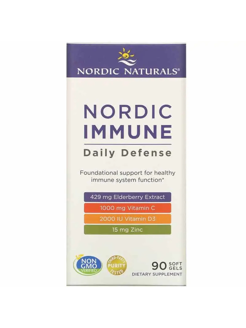 NORDIC NATURALS Nordic Immune Daily Defense 90 gélových kapsúl