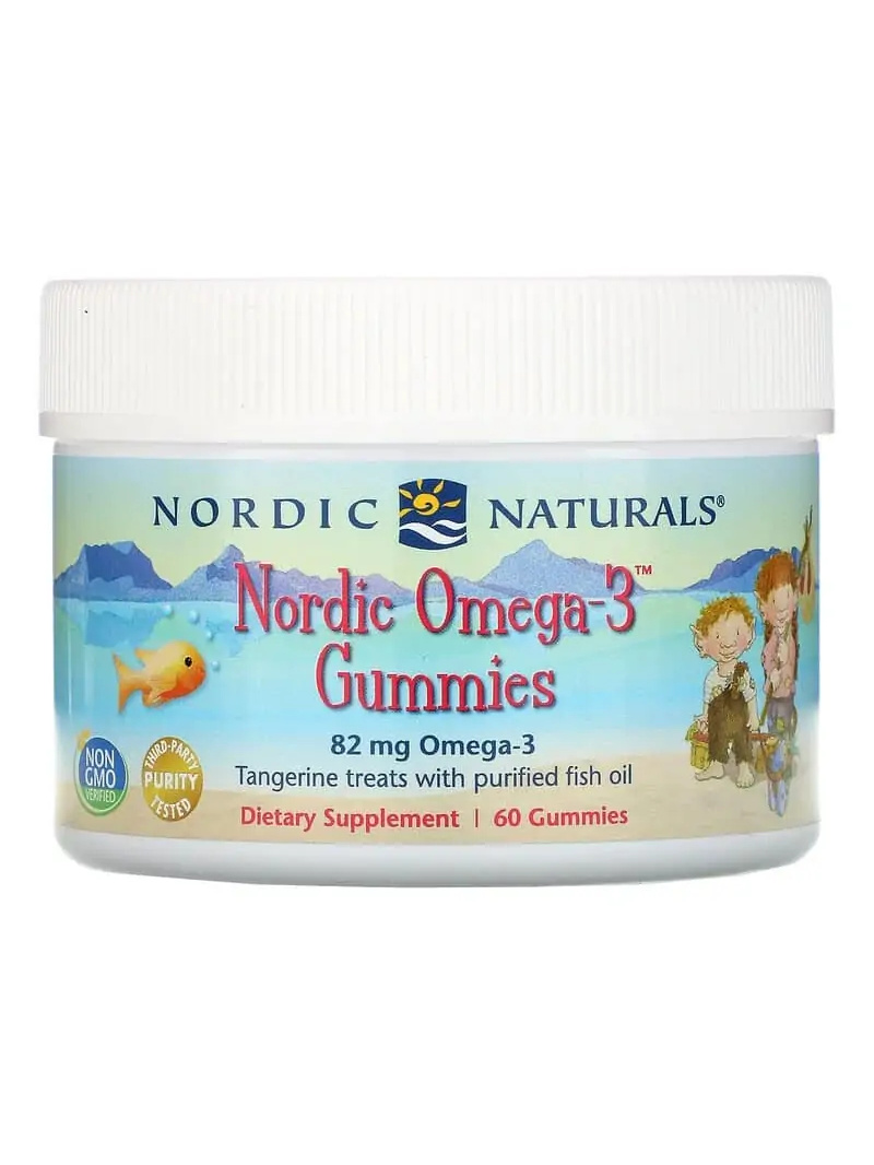 NORDIC NATURALS Nordic Omega-3 Gummies 82 mg 60 Gummies Mandarin