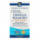 NORDIC NATURALS Omega Memory s kurkumínom (zdravie mozgu) 60 mäkkých gélov