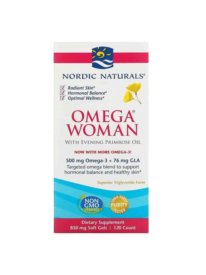 NORDIC NATURALS Omega Woman (mastné kyseliny pre ženy) 120 gélových kapsúl