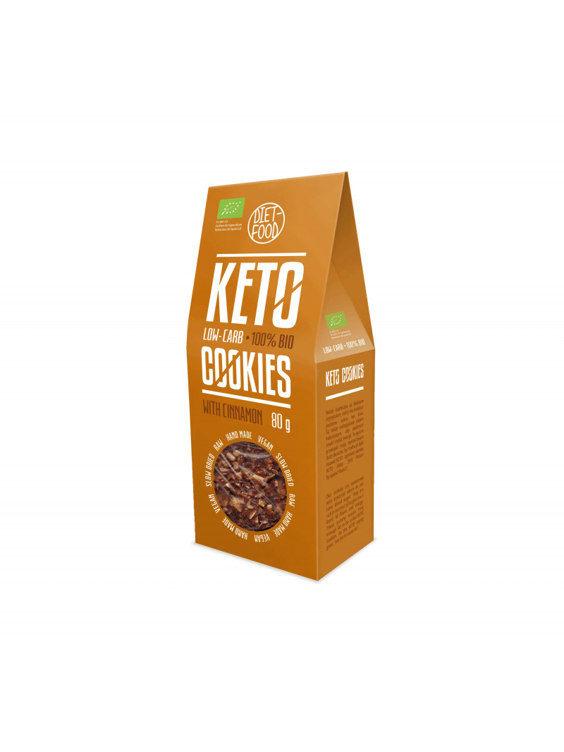 DIET-FOOD KETO Friendly Bio Keto cookies so škoricou 80g