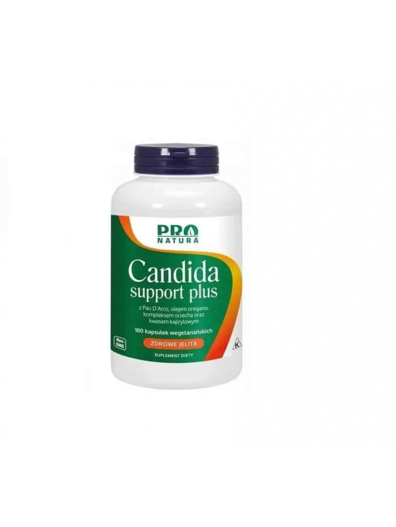 PRO NATURA Candida Support Plus (Zdravie čriev) 180 vegetariánskych kapsúl
