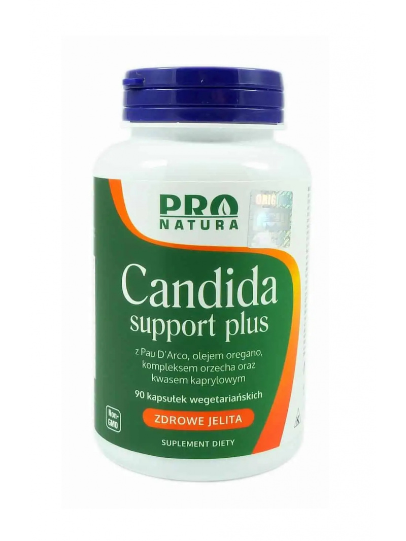 PRO NATURA Candida Support Plus (Zdravie čriev) 90 vegetariánskych kapsúl
