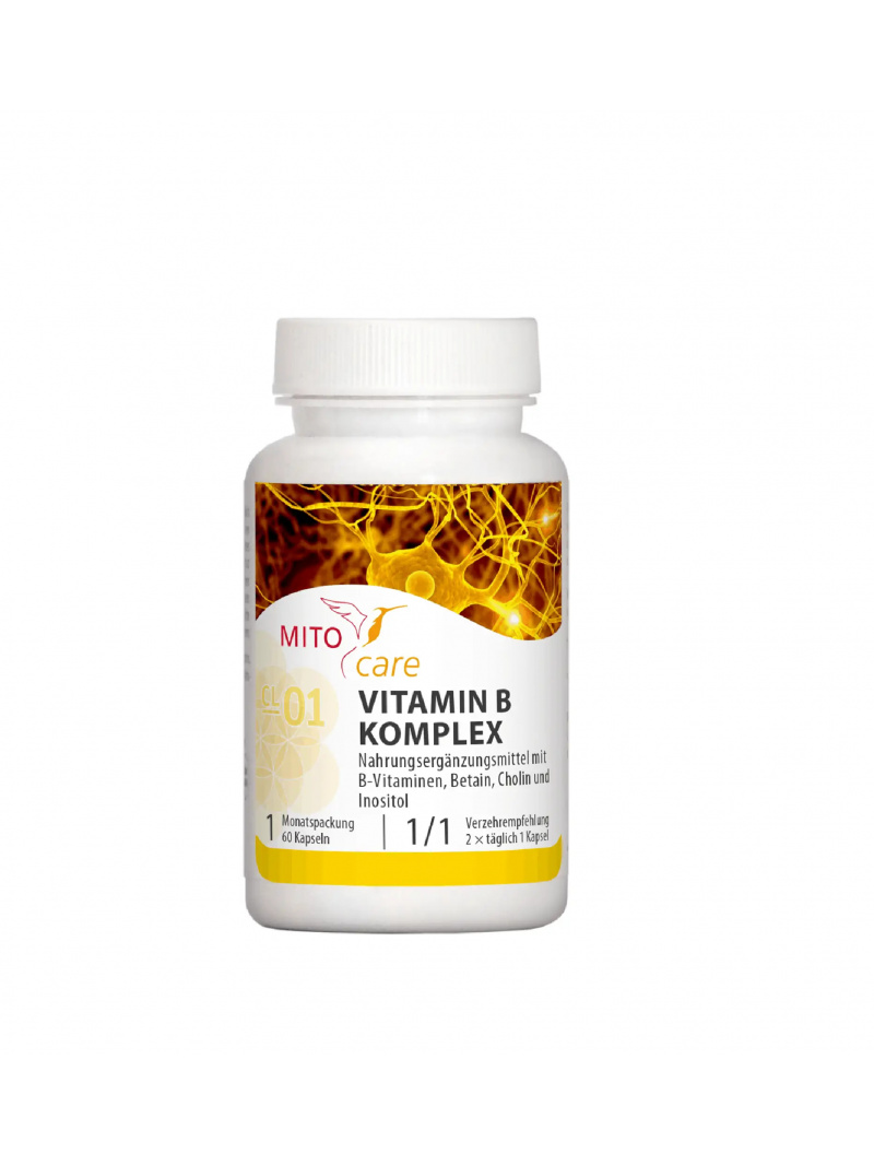 MITOcare Vitamin B Complex (Komplex vitamínov B) 60 kapsúl