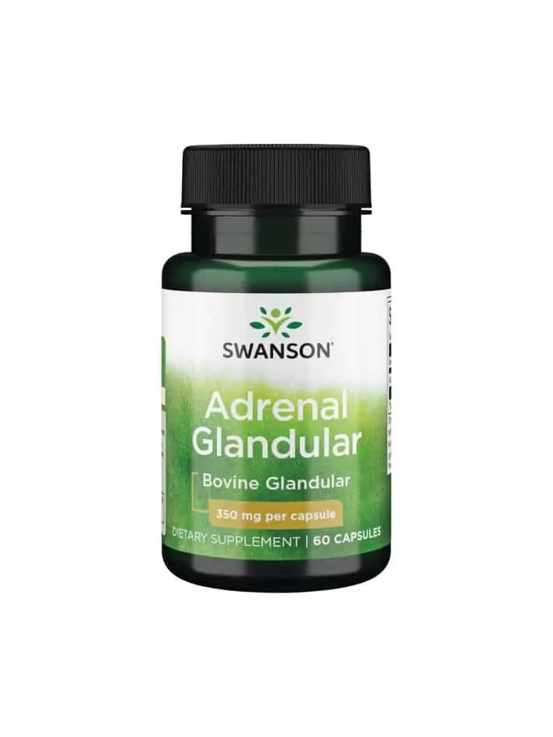 SWANSON Adrenal Glandular (podpora nadobličiek) 60 kapsúl