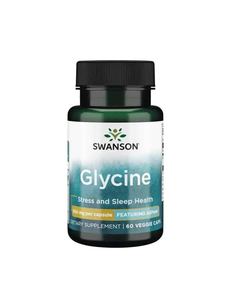 SWANSON Glycine s AjiPure 60 vegetariánskymi kapsulami