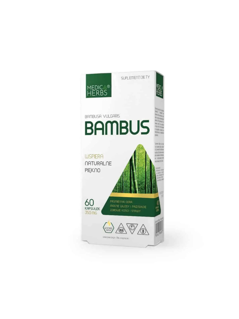 MEDICA HERBS Bambus (podporuje prirodzenú krásu) 60 kapsúl