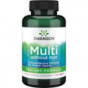 SWANSON Century Formula Multi bez železa (Multivitamín bez železa) 130 tabliet