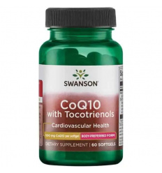 SWANSON CoQ10 s 10 mg tokotrienolov (koenzým Q10) 60 mäkkých želatínových kapsúl