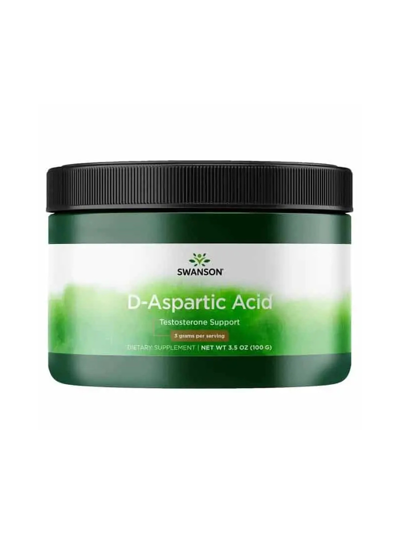 SWANSON kyselina D-asparágová (kyselina D-asparágová, testosterón) 100 g