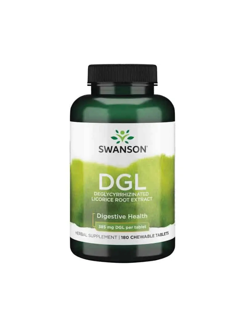 SWANSON DGL 385 mg (extrakt zo sladkého drievka) 180 kapsúl