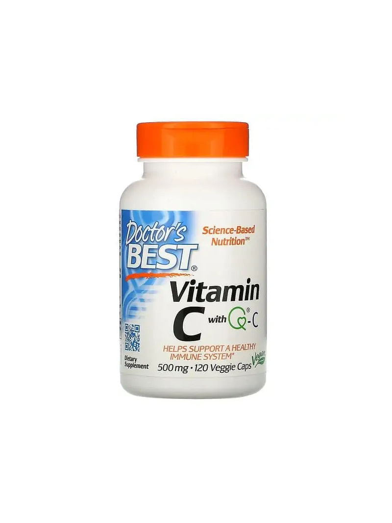 Lekársky najlepší vitamín C s Quali-C (vitamín C) 500 mg 120 vegetariánskych kapsúl